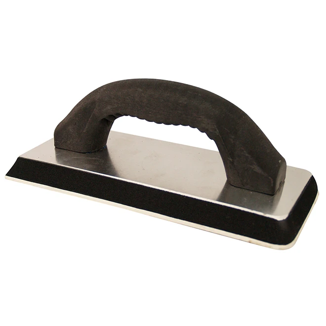 Richard Laminated Round Corner Grout Float - Aluminum Base - Foam Rubber Pad - Polypropylene Handle - 9-in L x 4-in W Richard Laminated Round Corner Grout Float - Aluminum Base - Foam Rubber Pad - Polypropylene Handle - 9-in L x 4-in W -RICHARD Sales 0271024 L