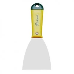 Richard Flexible Drywall Scraper - Yellow - 3-in W High Carbon Steel Blade - 3 3/4-in L Polypropylene Handle