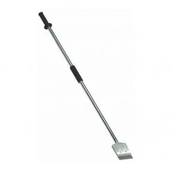 Richard Heavy Duty Floor Scraper - Silver - 4-in W High Carbon Blade - 48-in L PVC Handle