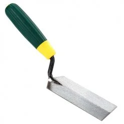 Richard Sabinox Margin Trowel - Steel - Squared Tip - 2-in W x 5-in L - Rubberized Handle