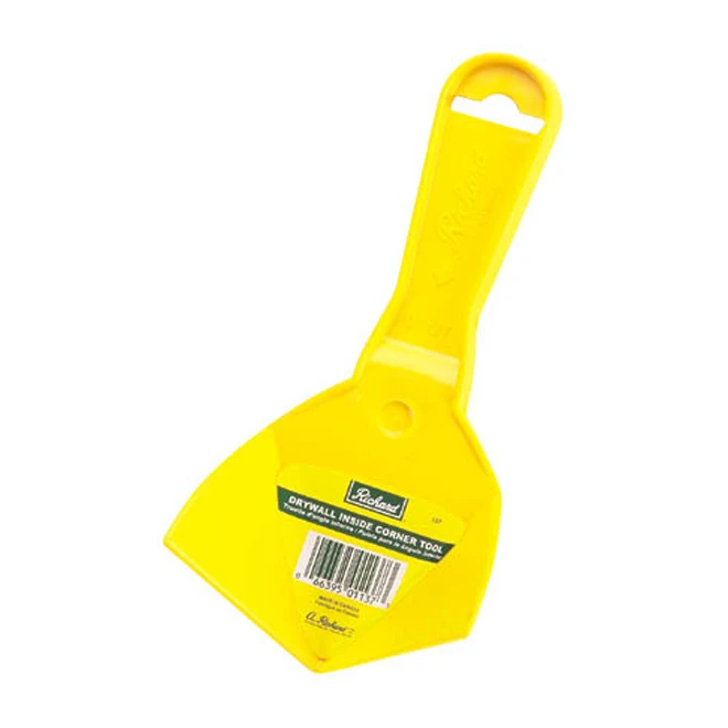 Richard Drywall Inside Corner Tool - Polystyrene Plastic - Yellow - 3 1/2-in W Richard Drywall Inside Corner Tool - Polystyrene Plastic - Yellow - 3 1/2-in W -RICHARD Sales 0271180 L