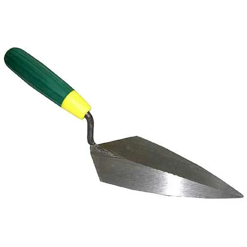 Richard Pointing Trowel - Carbon Steel - 7-in L - Green Rubberized Handle Richard Pointing Trowel - Carbon Steel - 7-in L - Green Rubberized Handle -RICHARD Sales 0271199 L