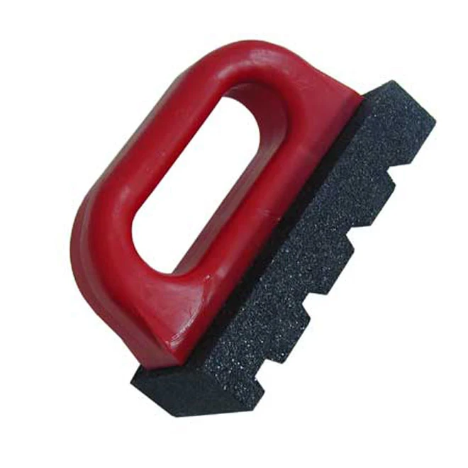 Richard Rubbing Brick - Adhesive Stone Base - Polypropylene Handle - Red Richard Rubbing Brick - Adhesive Stone Base - Polypropylene Handle - Red -RICHARD Sales 0271215 L