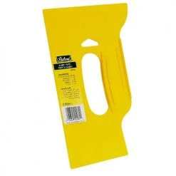 Richard All Trade 5-in-1 Wall Scraper - Semi-stiff Plastic - Yellow - 6-in W x 10-in L