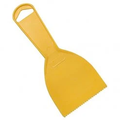 Richard Adhesive Spreader with Saw Tooth - Plastic - Yellow - 3-in W