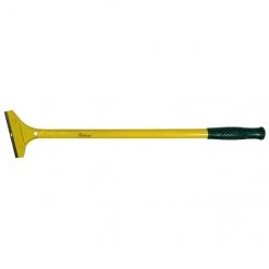 Richard Wallpaper Scraper - Yellow and Green - 4-in W High Carbon Steel Blade - 18-in L Round Handle with Rubber Grip