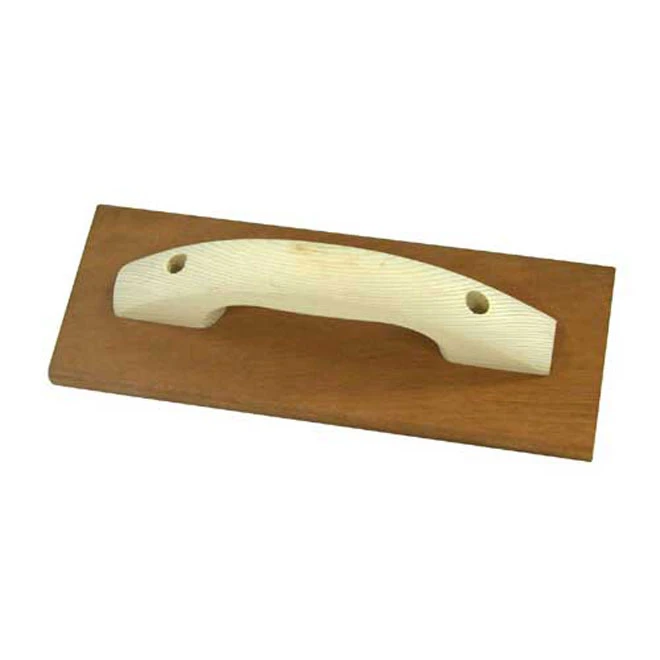 Richard Mahogany Wet Cement Float - Wooden Handle - Brown - 12-in L x 4 1/2-in W Richard Mahogany Wet Cement Float - Wooden Handle - Brown - 12-in L x 4 1/2-in W -RICHARD Sales 0271350 L