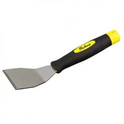 Richard Chisel Bent Scraper - Threaded End - 3-in W Carbon Steel Blade - 7-in L Ergo-Grip Handle