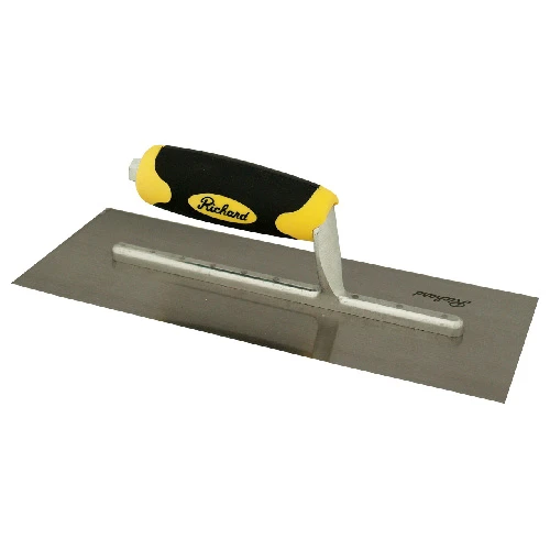 Richard Drywall Finishing Trowel - Carbon Steel - 4-1/2-in W x 11-1/2-in L - Ergo-Grip Handle Richard Drywall Finishing Trowel - Carbon Steel - 4-1/2-in W x 11-1/2-in L - Ergo-Grip Handle -RICHARD Sales 0271454 L