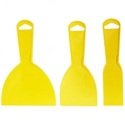 Richard All Trade Putty Knife Set - Polystyrene - Semi-Stiff - Yellow