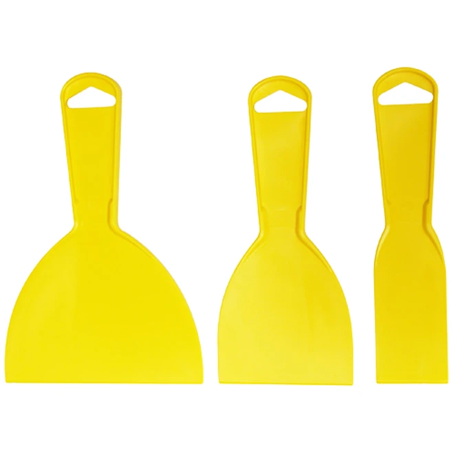 Richard All Trade Putty Knife Set - Polystyrene - Semi-Stiff - Yellow Richard All Trade Putty Knife Set - Polystyrene - Semi-Stiff - Yellow -RICHARD Sales 0271464 L