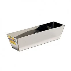 Richard Drywall Mud Pan - Stainless Steel - Silver - 14 5/16-in L x 4 1/8-in W x 3 1/2-in H