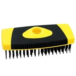 Richard Block Wire Brush - Carbon Wire - Acme Threaded - 6 5/8-in L x 2 1/8-in W