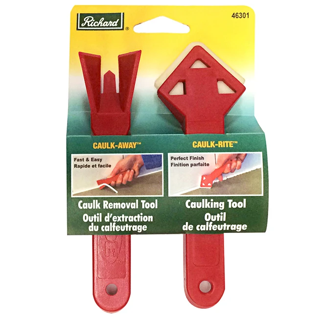 Richard Caulking Tools - Plastic - Red - 2 Per Set Richard Caulking Tools - Plastic - Red - 2 Per Set -RICHARD Sales 02715506 L
